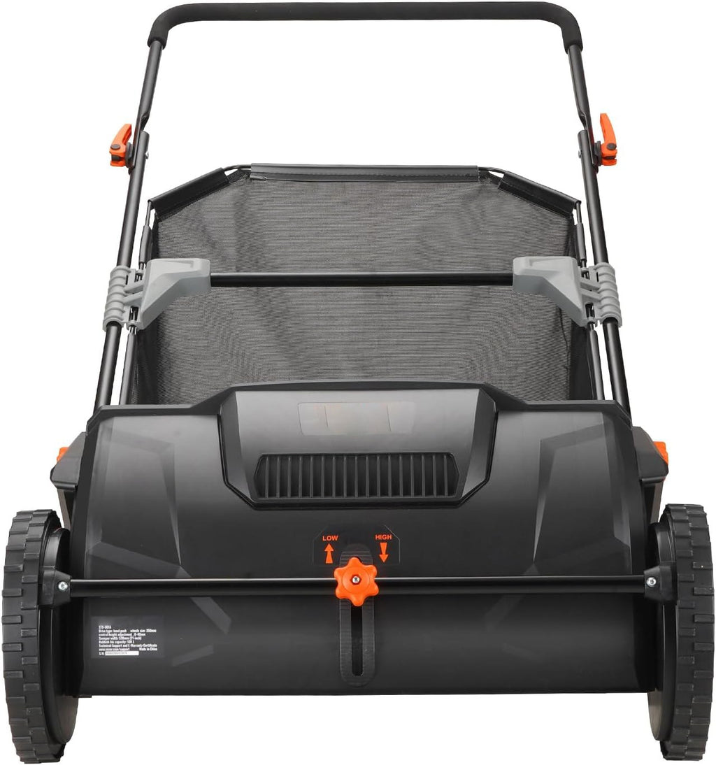 Push Lawn Sweeper, 26inch Leaf & Grass Collector