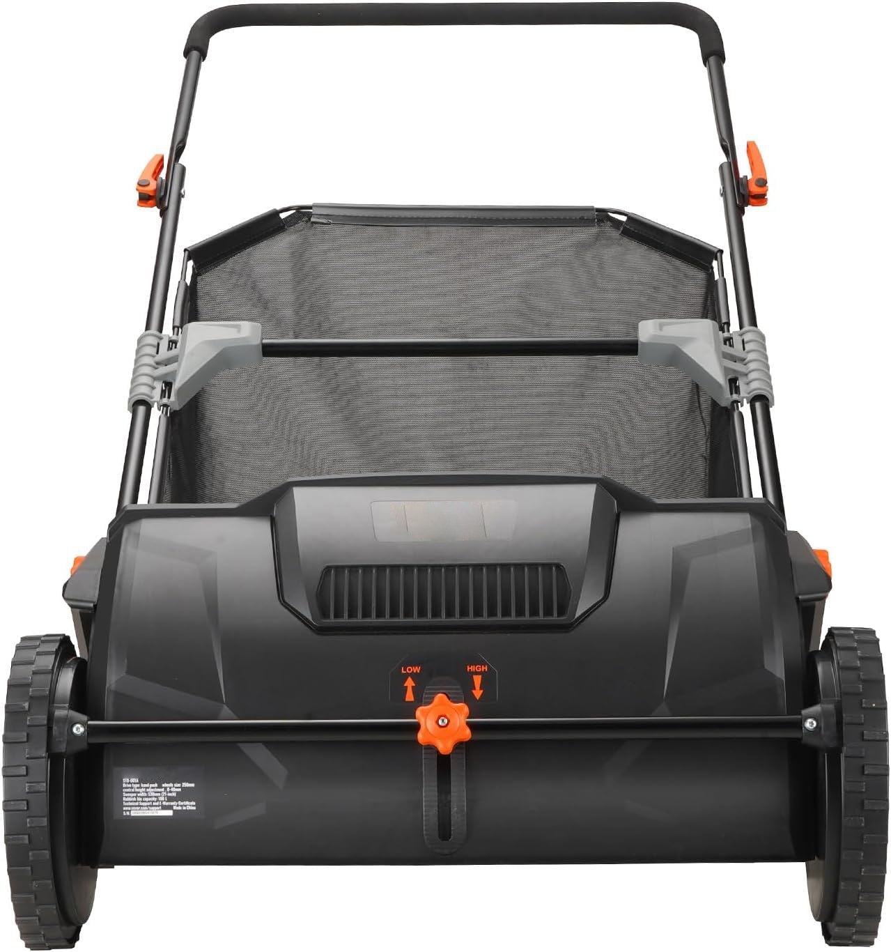 Push Lawn Sweeper, 26inch Leaf & Grass Collector