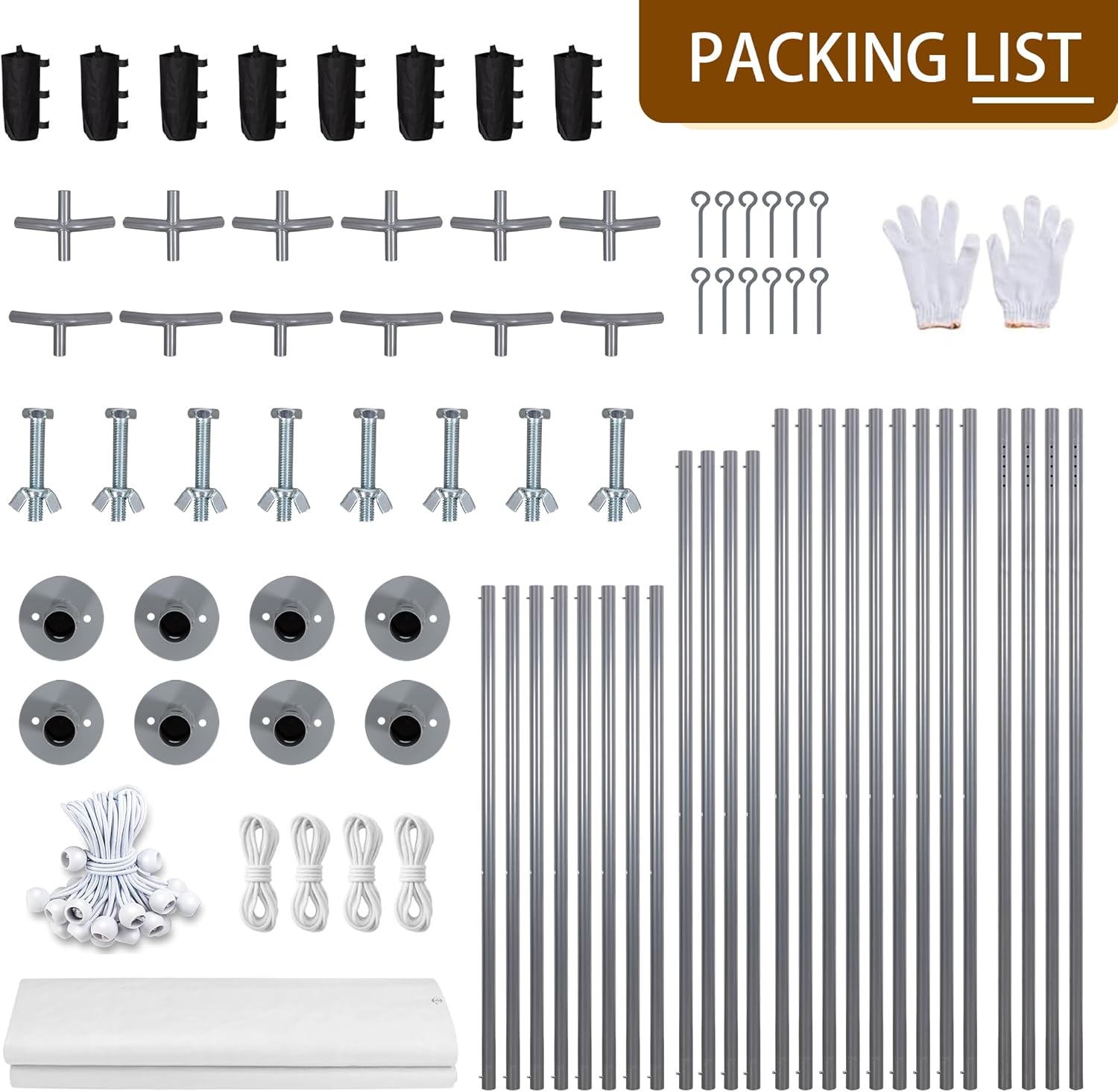 Carport 12x20 ft Heavy Duty Carport Canopy with Roll-up Windows